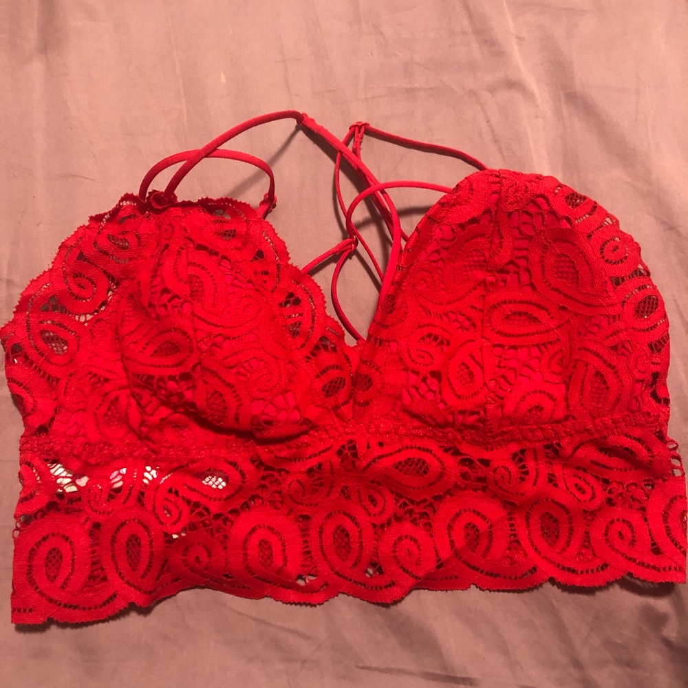 Victoria's Secret PINK red bralette